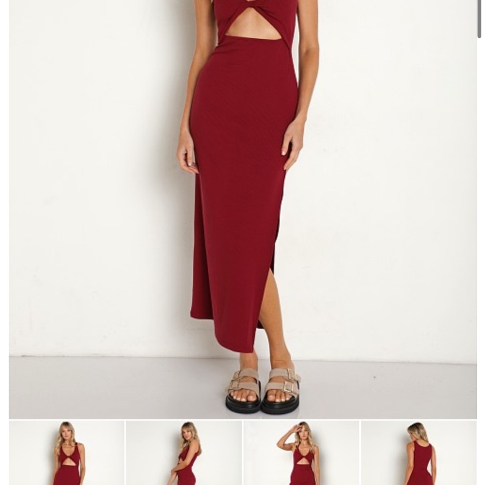 L*Space Nico Rich Burgundy Dress